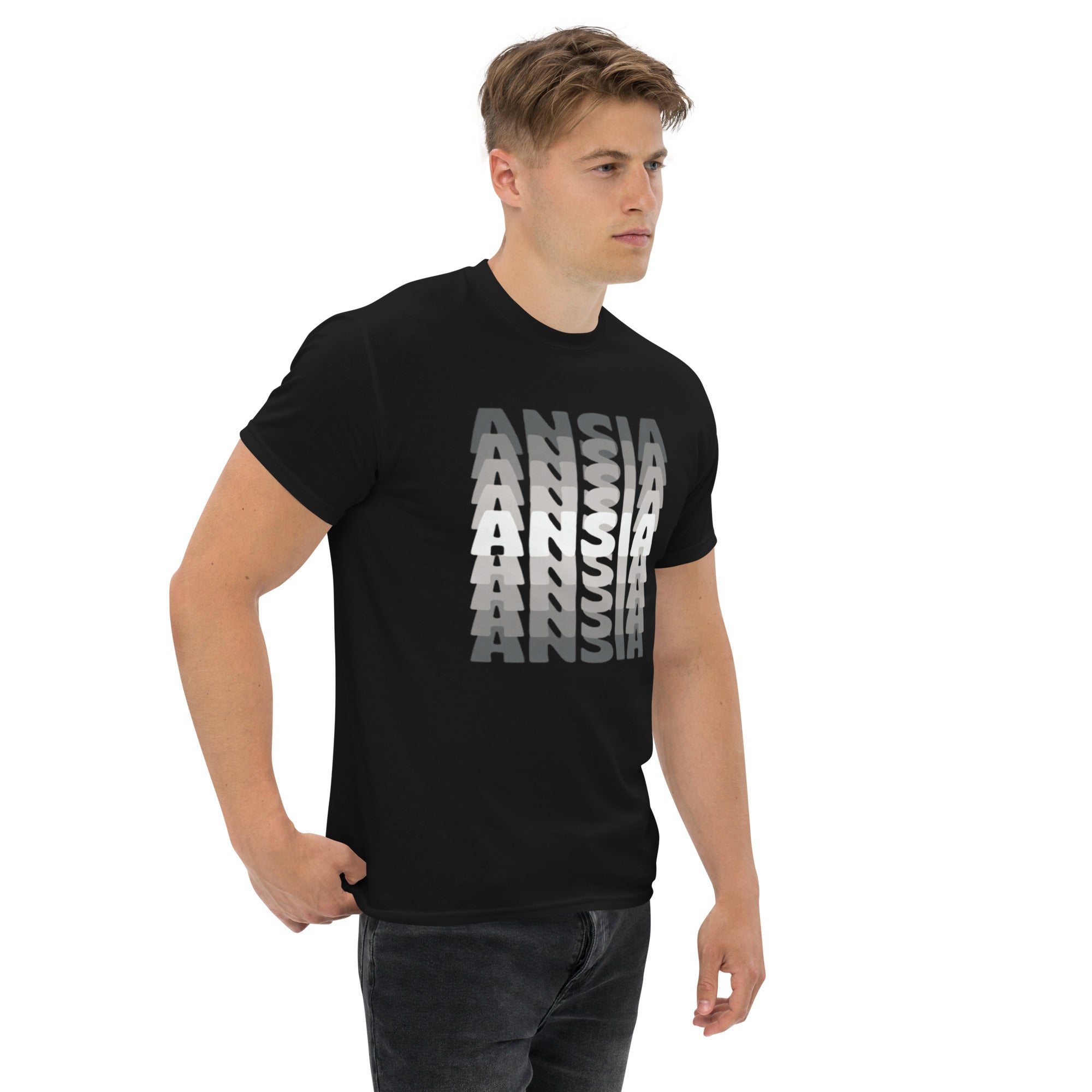 T-Shirt Unisex Stampata 100% Cotone – Confortevole – Design Ansia-Biiply