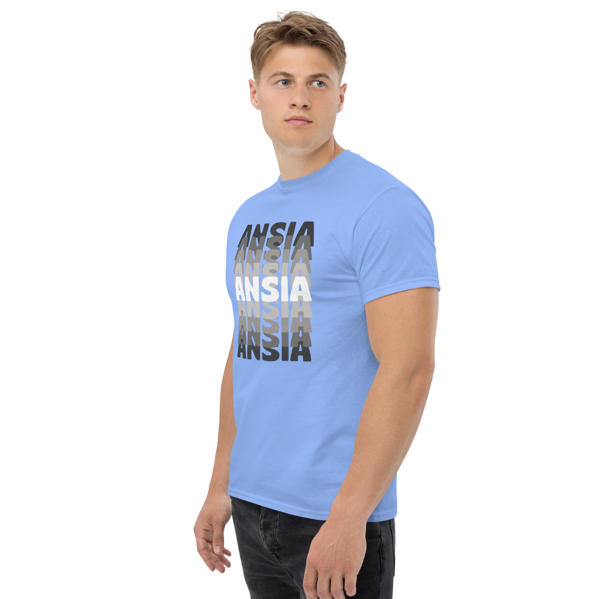 T-Shirt Unisex Stampata 100% Cotone – Confortevole – Design Ansia-Biiply
