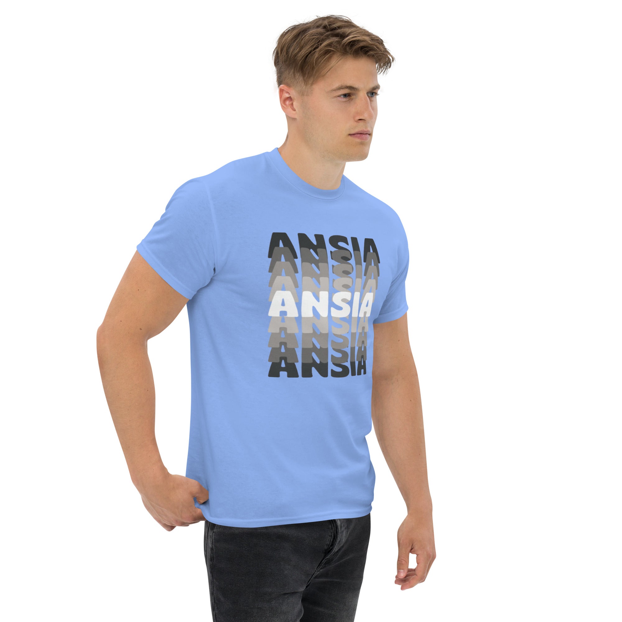 T-Shirt Unisex Stampata 100% Cotone – Confortevole – Design Ansia-Biiply