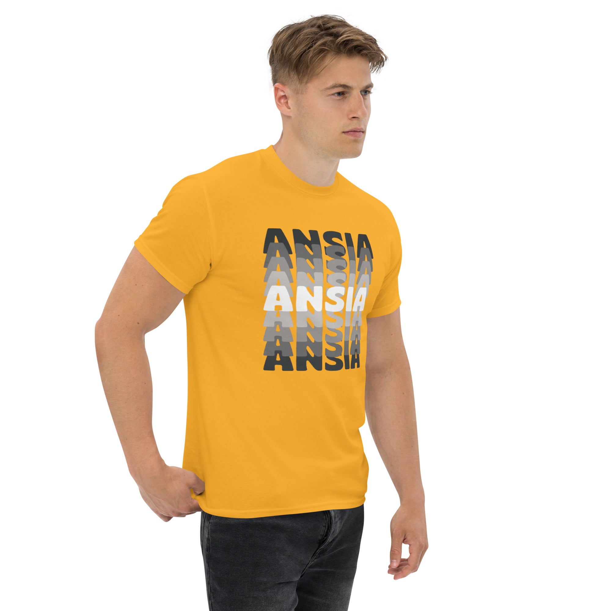 T-Shirt Unisex Stampata 100% Cotone – Confortevole – Design Ansia-Biiply