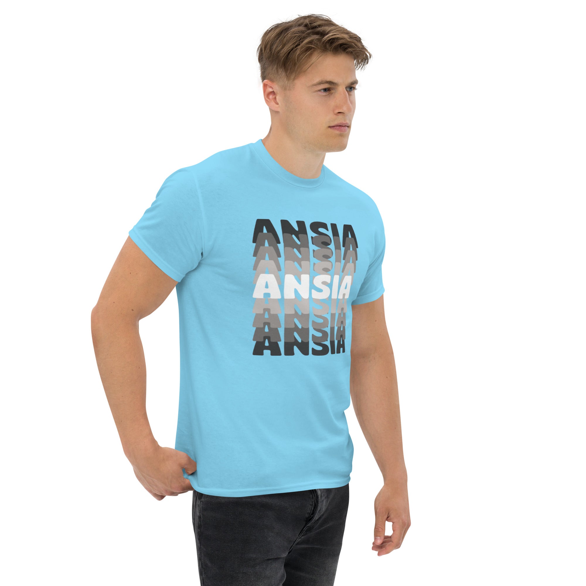 T-Shirt Unisex Stampata 100% Cotone – Confortevole – Design Ansia-Biiply