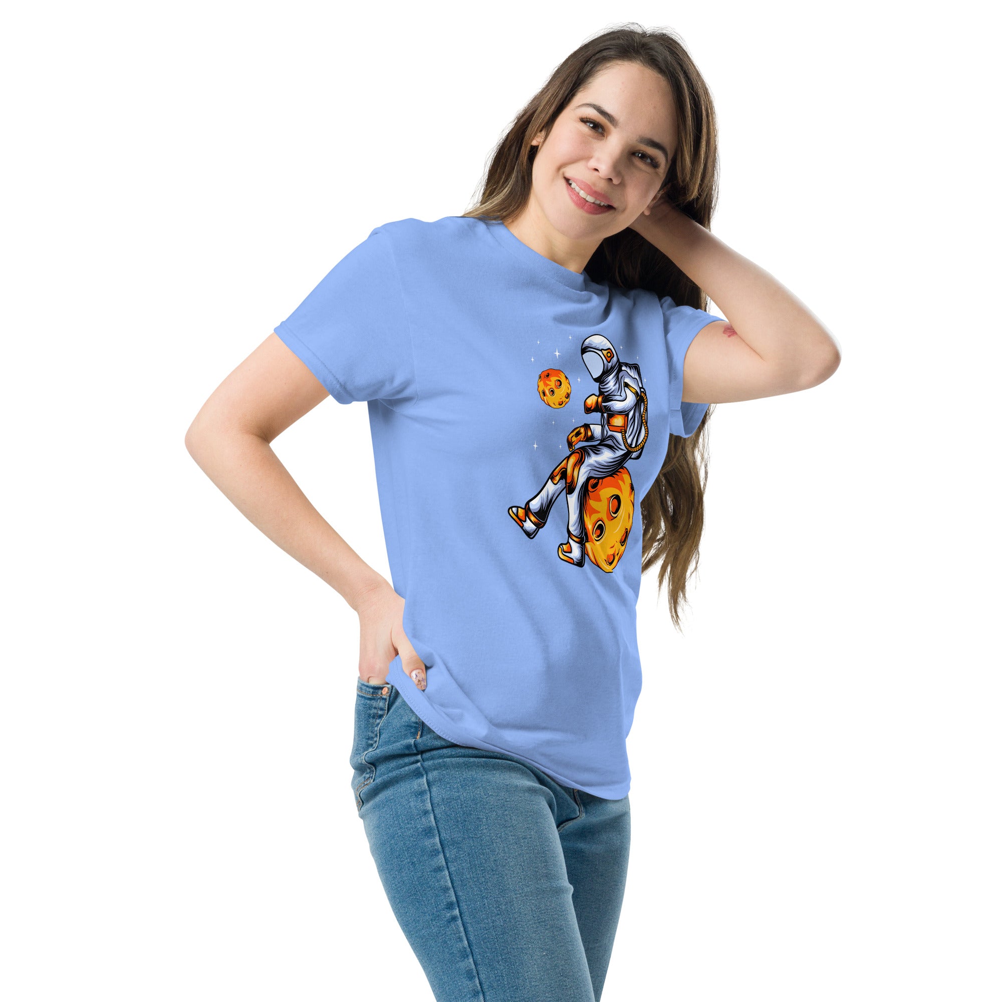 T-Shirt Unisex Stampata 100% Cotone – Confortevole – Design Asteroid Punch-Biiply