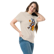 T-Shirt Unisex Stampata 100% Cotone – Confortevole – Design Asteroid Punch-Biiply