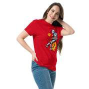 T-Shirt Unisex Stampata 100% Cotone – Confortevole – Design Asteroid Punch-Biiply