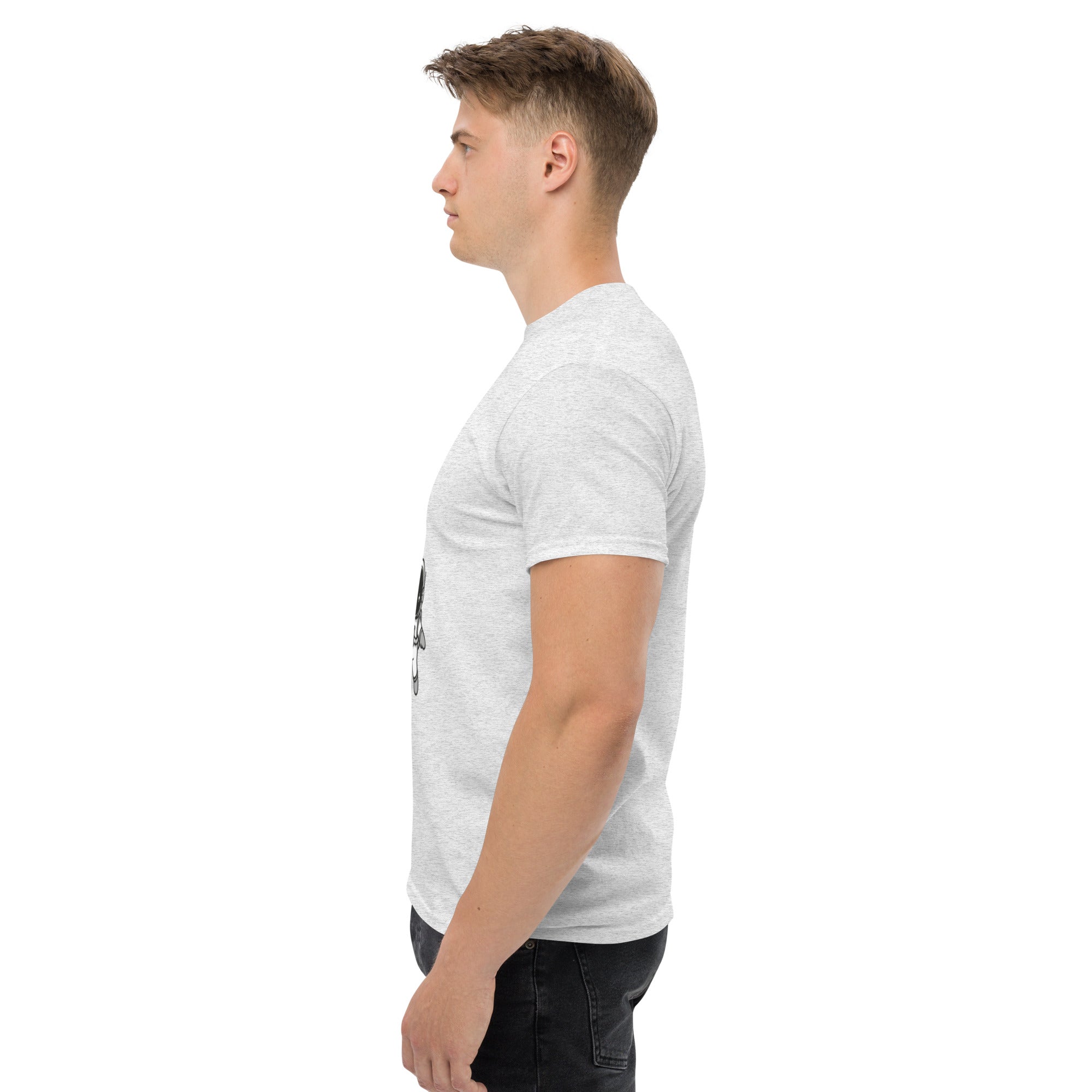 T-Shirt Unisex Stampata 100% Cotone – Confortevole – Design Astronauta Appeso-Biiply