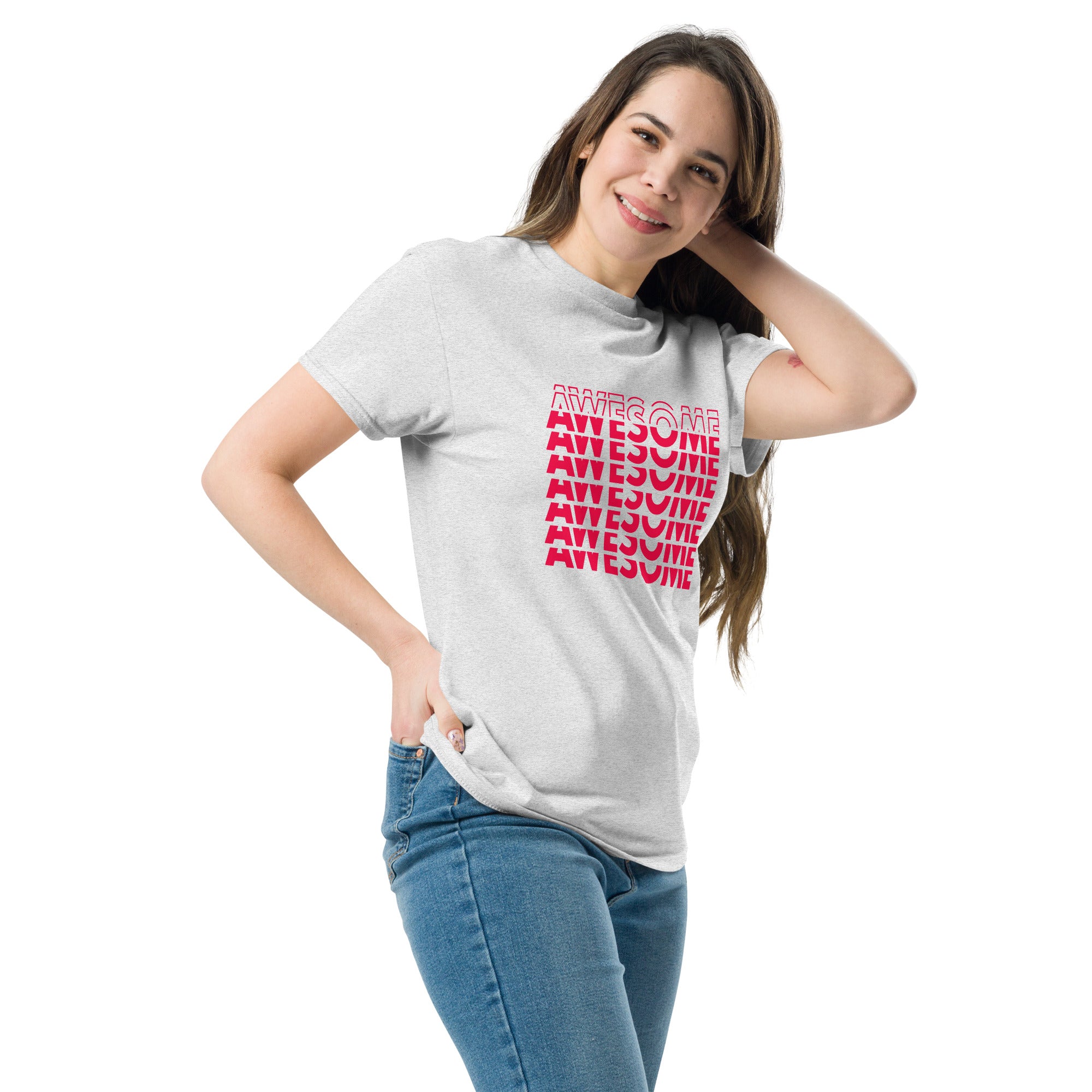 T-Shirt Unisex Stampata 100% Cotone – Confortevole – Design Awesome-Biiply