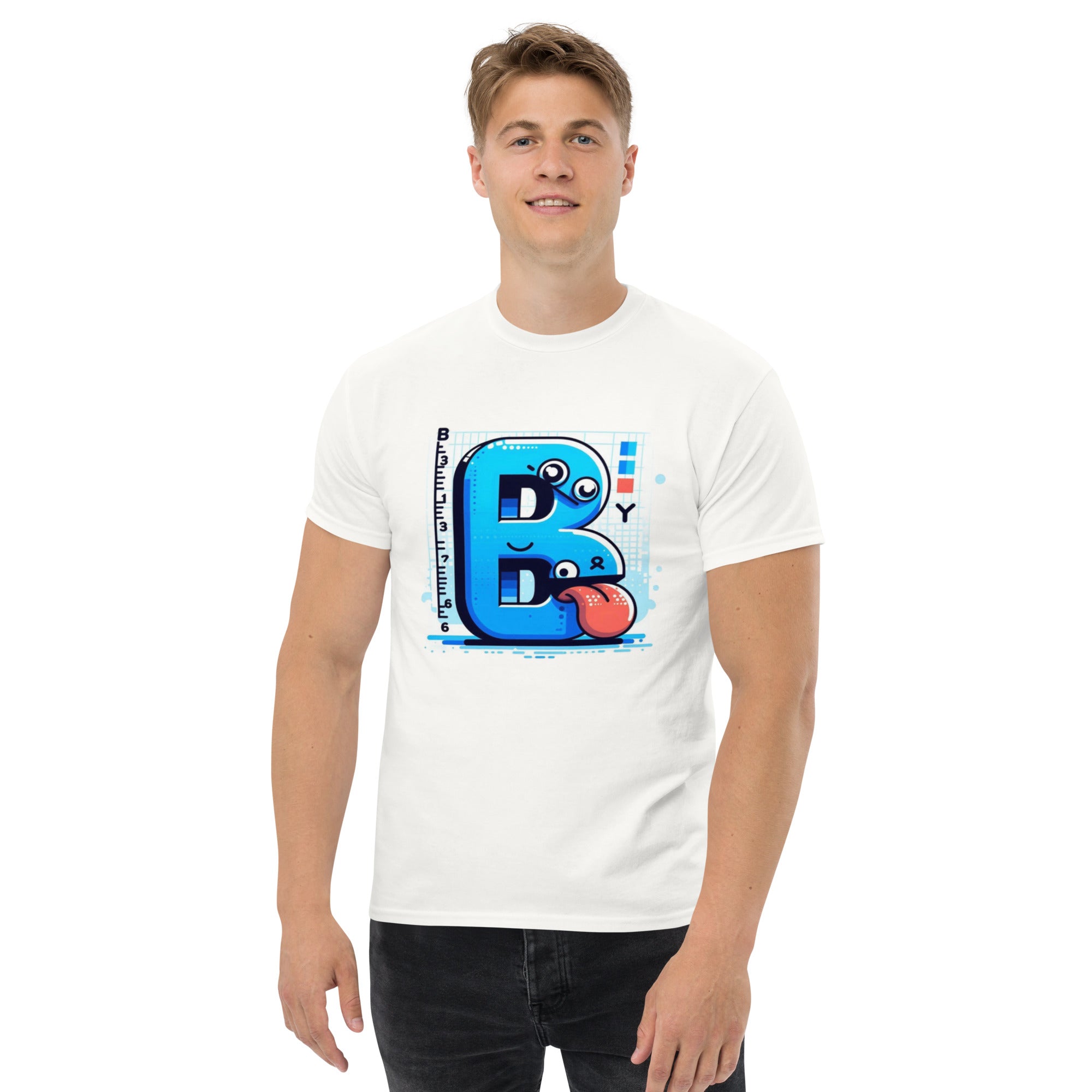 T-Shirt Unisex Stampata 100% Cotone – Confortevole – Design B Animata-Biiply