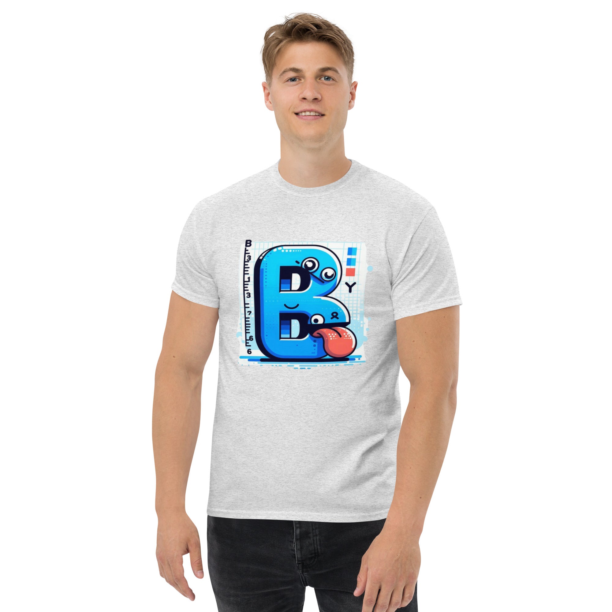 T-Shirt Unisex Stampata 100% Cotone – Confortevole – Design B Animata-Biiply