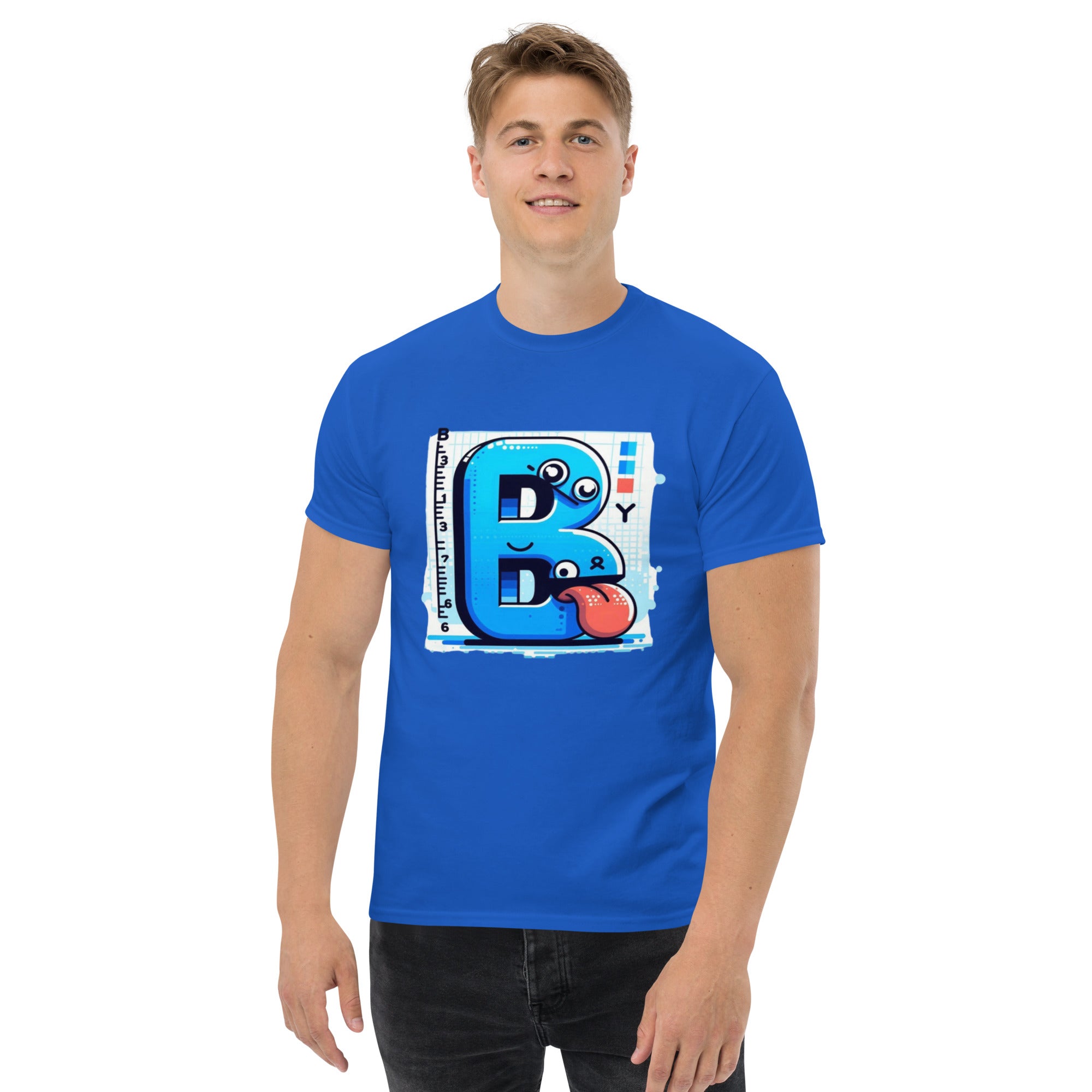 T-Shirt Unisex Stampata 100% Cotone – Confortevole – Design B Animata-Biiply