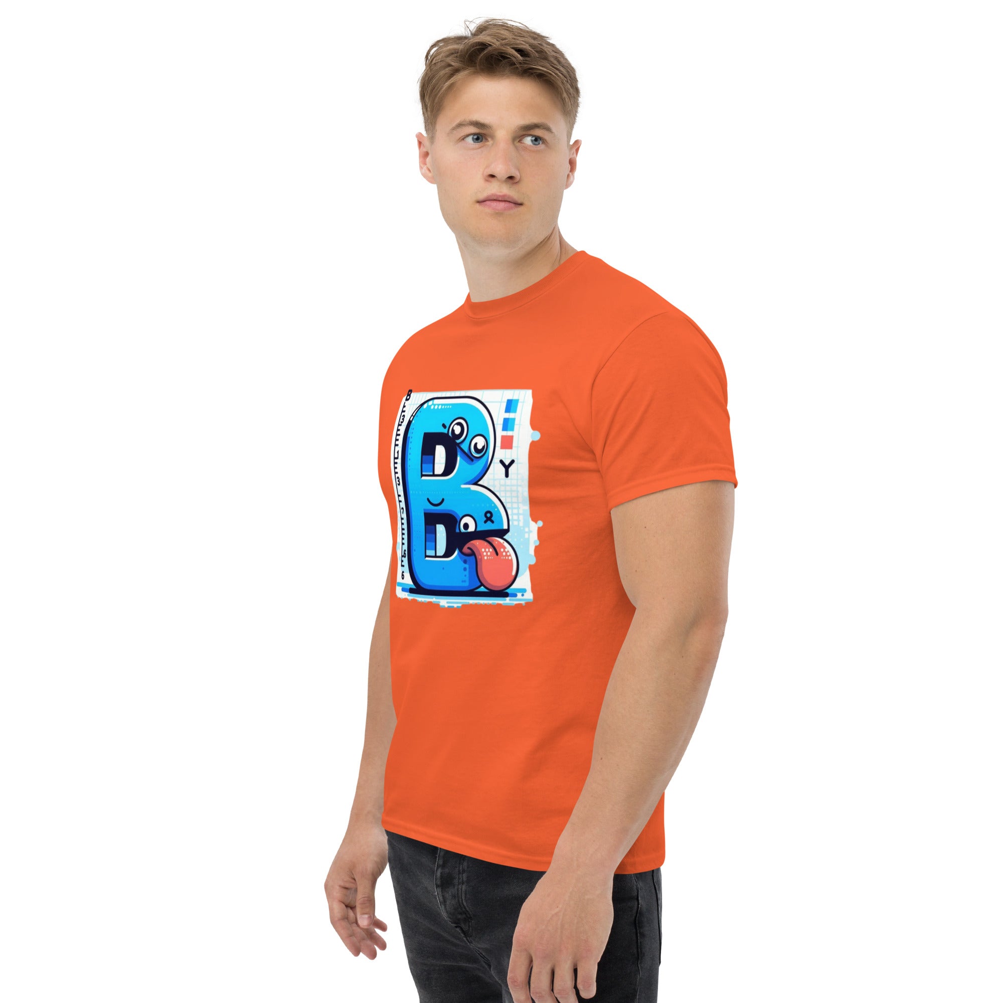 T-Shirt Unisex Stampata 100% Cotone – Confortevole – Design B Animata-Biiply