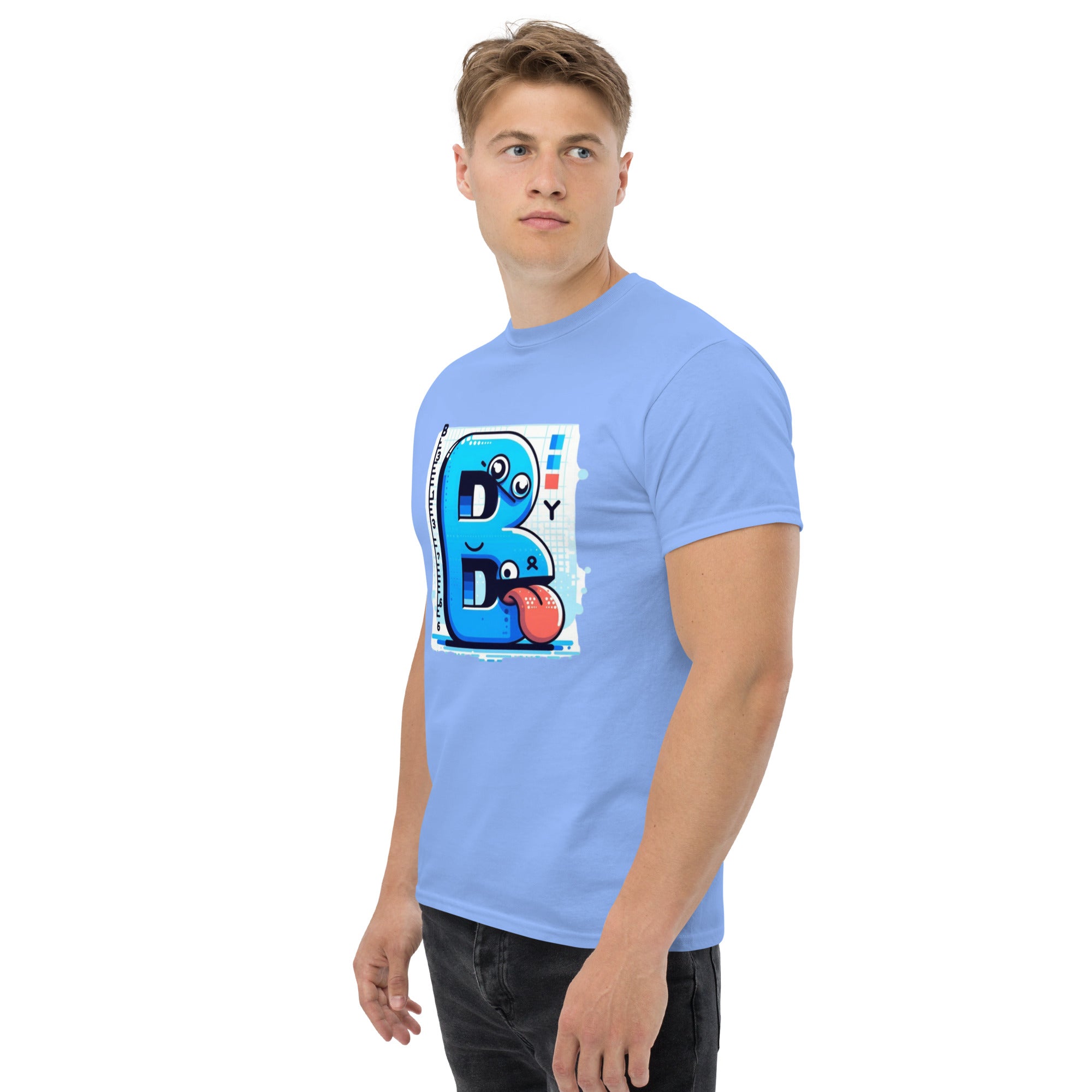T-Shirt Unisex Stampata 100% Cotone – Confortevole – Design B Animata-Biiply