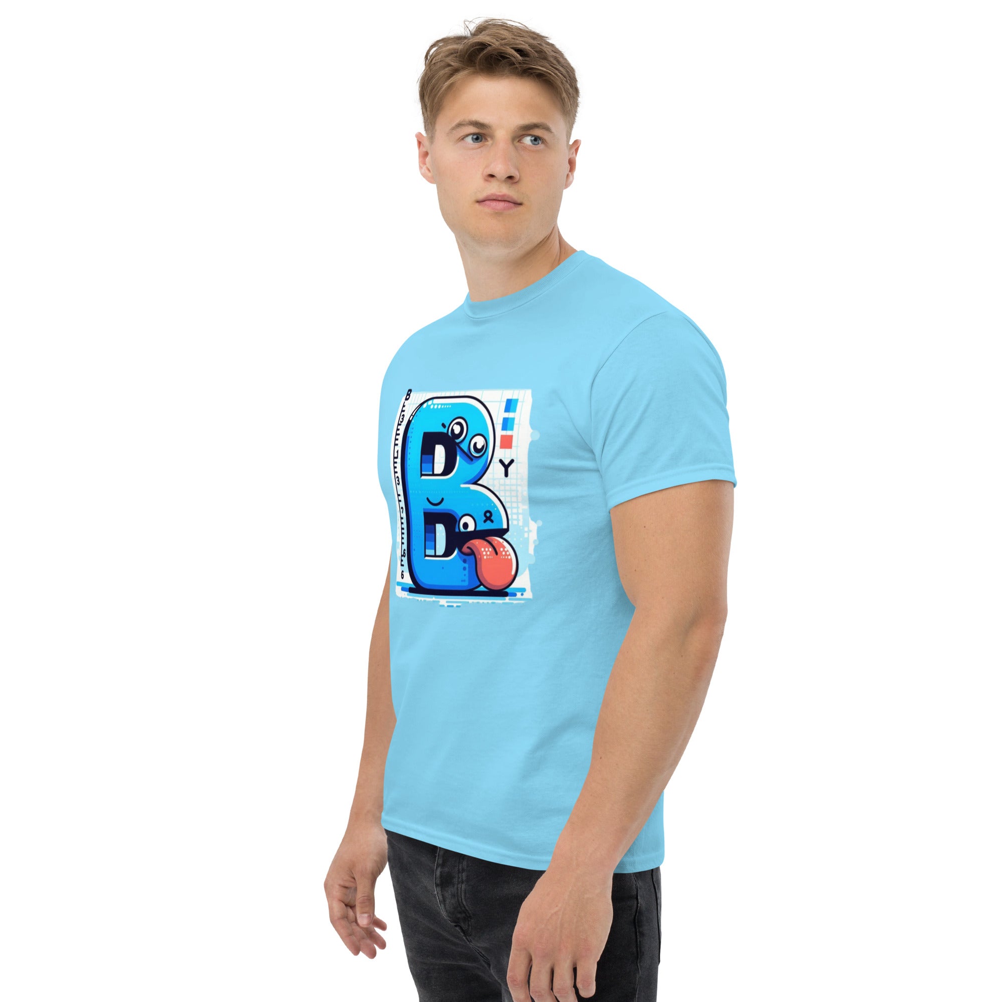 T-Shirt Unisex Stampata 100% Cotone – Confortevole – Design B Animata-Biiply