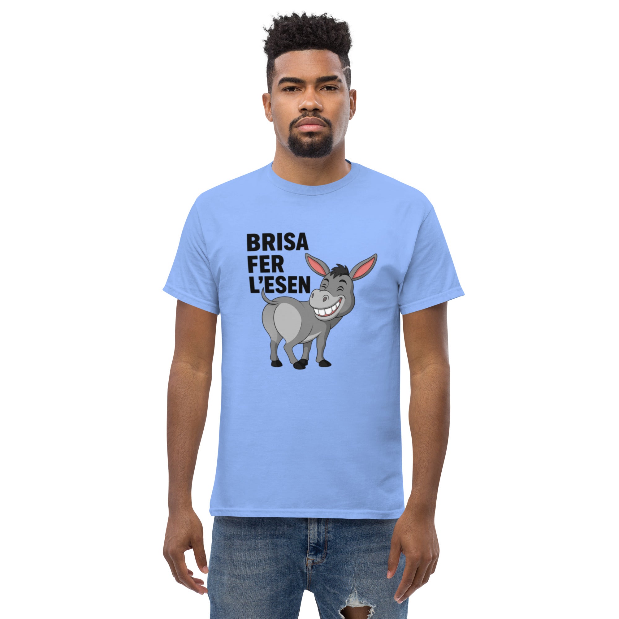 T-Shirt Unisex Stampata 100% Cotone – Confortevole – Design Brisa Fer L'esen-Biiply