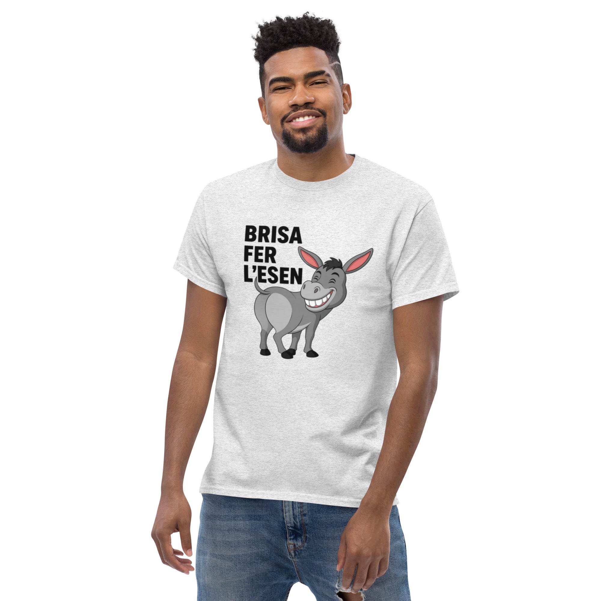 T-Shirt Unisex Stampata 100% Cotone – Confortevole – Design Brisa Fer L'esen-Biiply