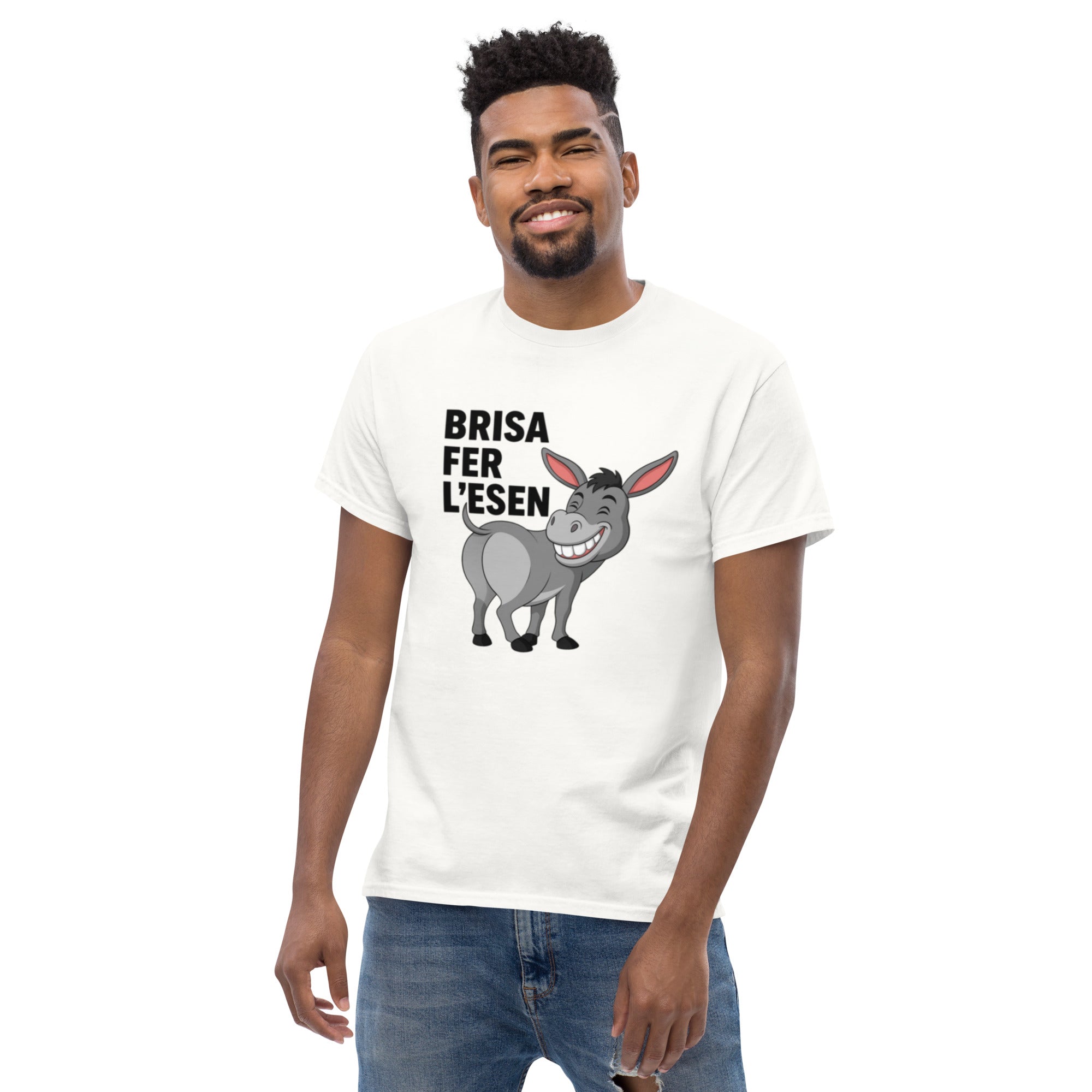 T-Shirt Unisex Stampata 100% Cotone – Confortevole – Design Brisa Fer L'esen-Biiply