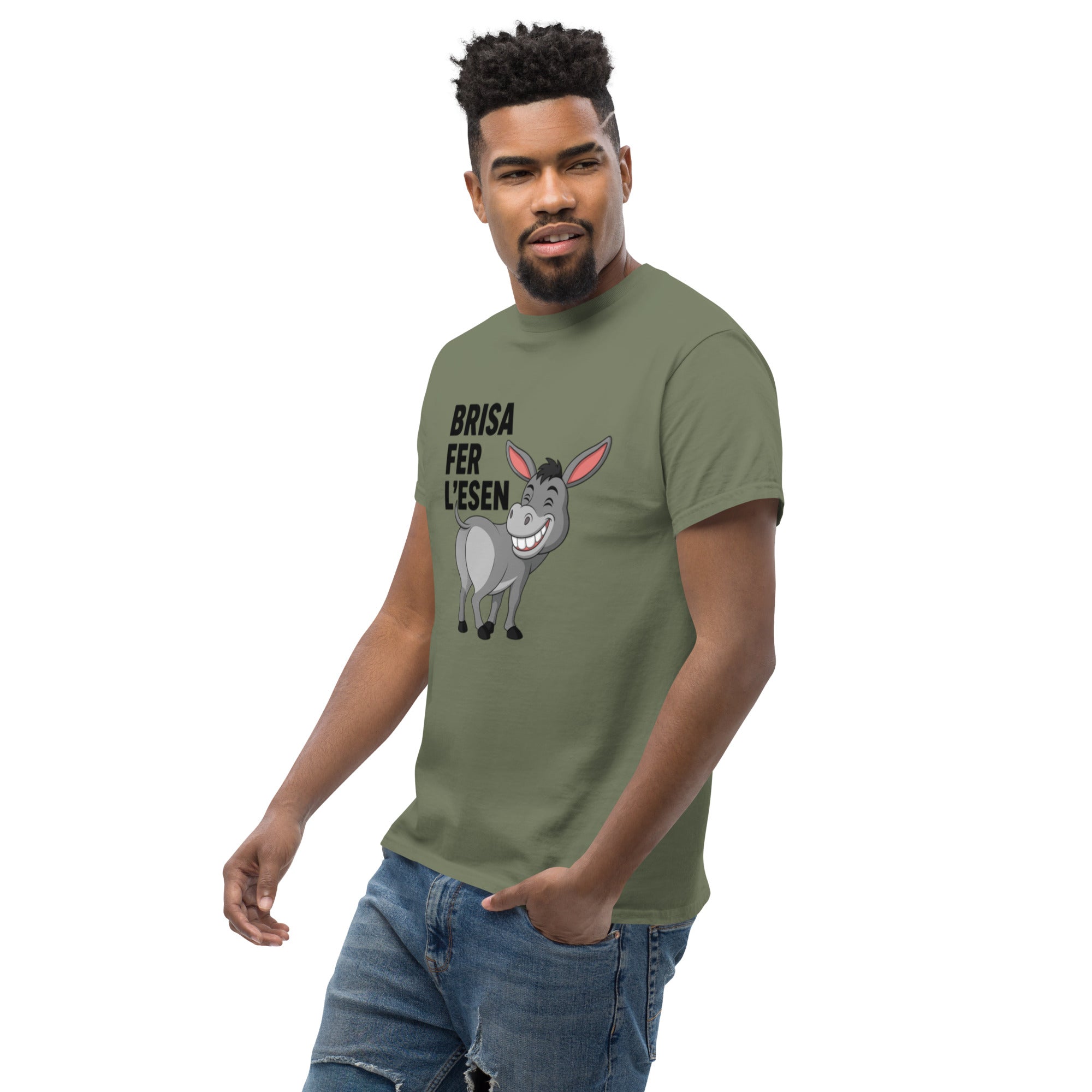 T-Shirt Unisex Stampata 100% Cotone – Confortevole – Design Brisa Fer L'esen-Biiply