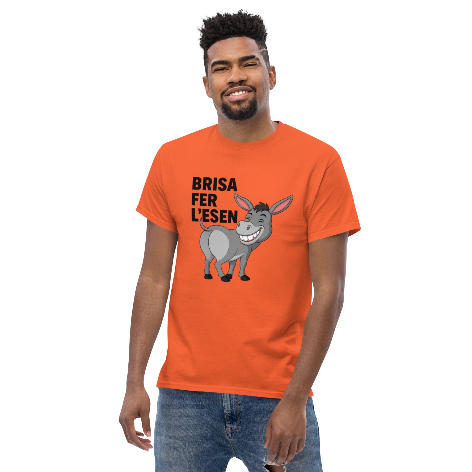 T-Shirt Unisex Stampata 100% Cotone – Confortevole – Design Brisa Fer L'esen-Biiply