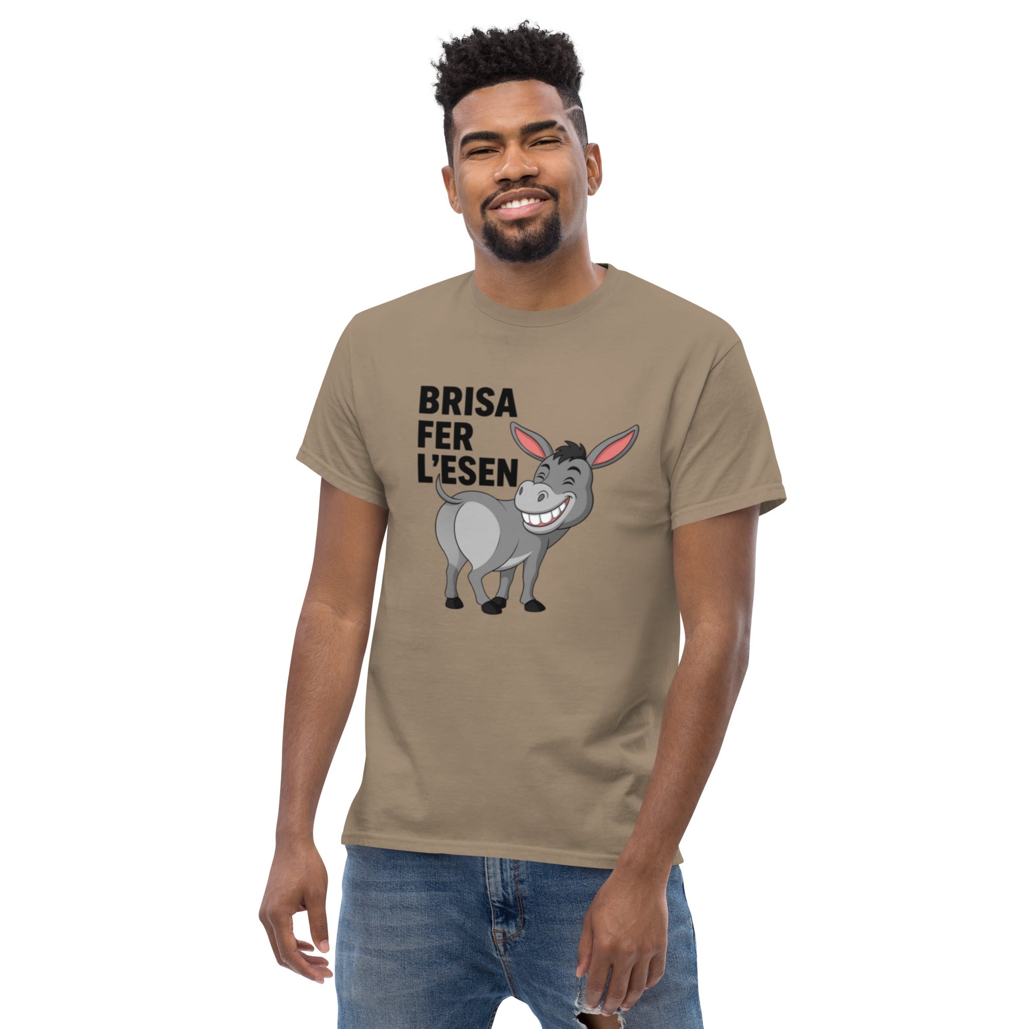 T-Shirt Unisex Stampata 100% Cotone – Confortevole – Design Brisa Fer L'esen-Biiply