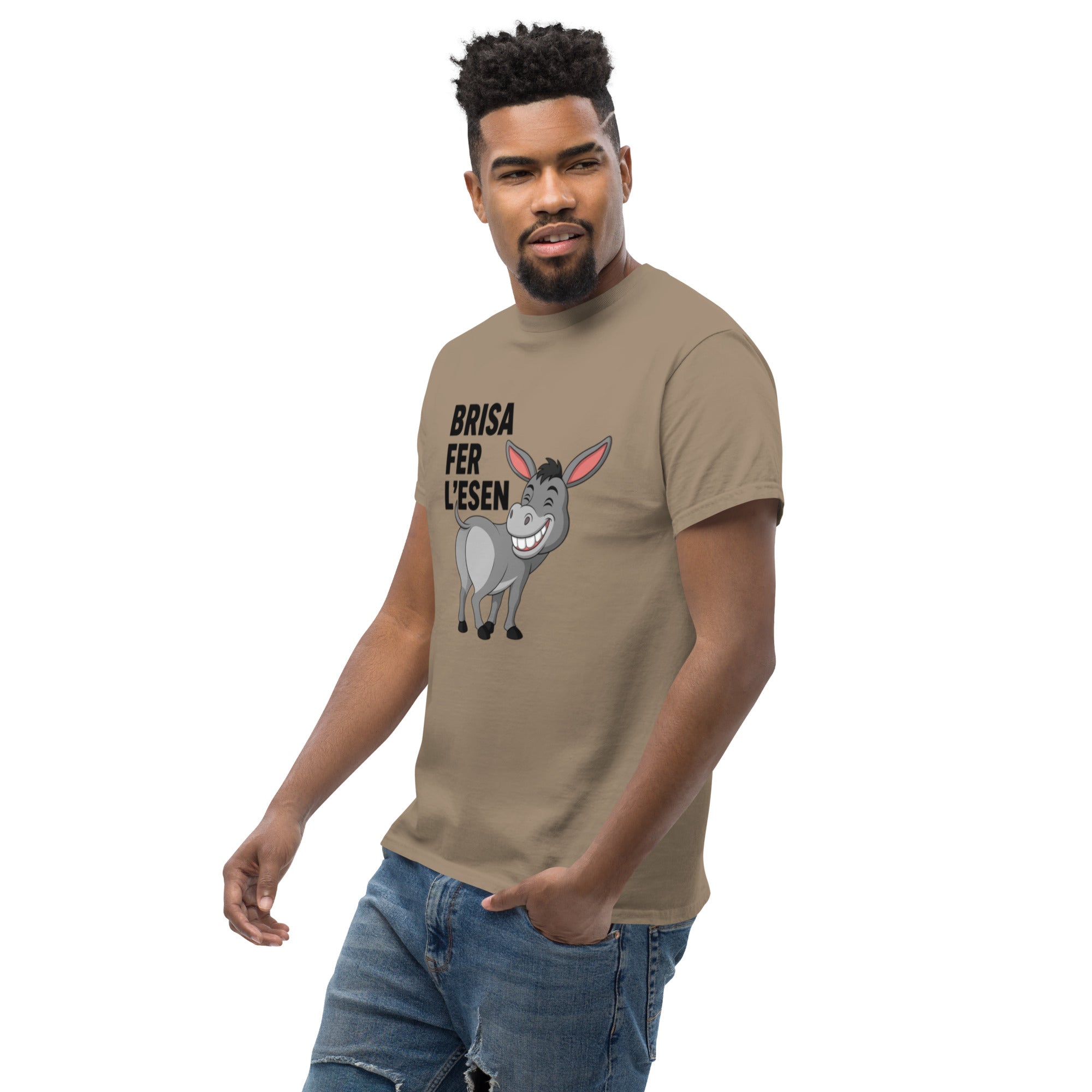 T-Shirt Unisex Stampata 100% Cotone – Confortevole – Design Brisa Fer L'esen-Biiply