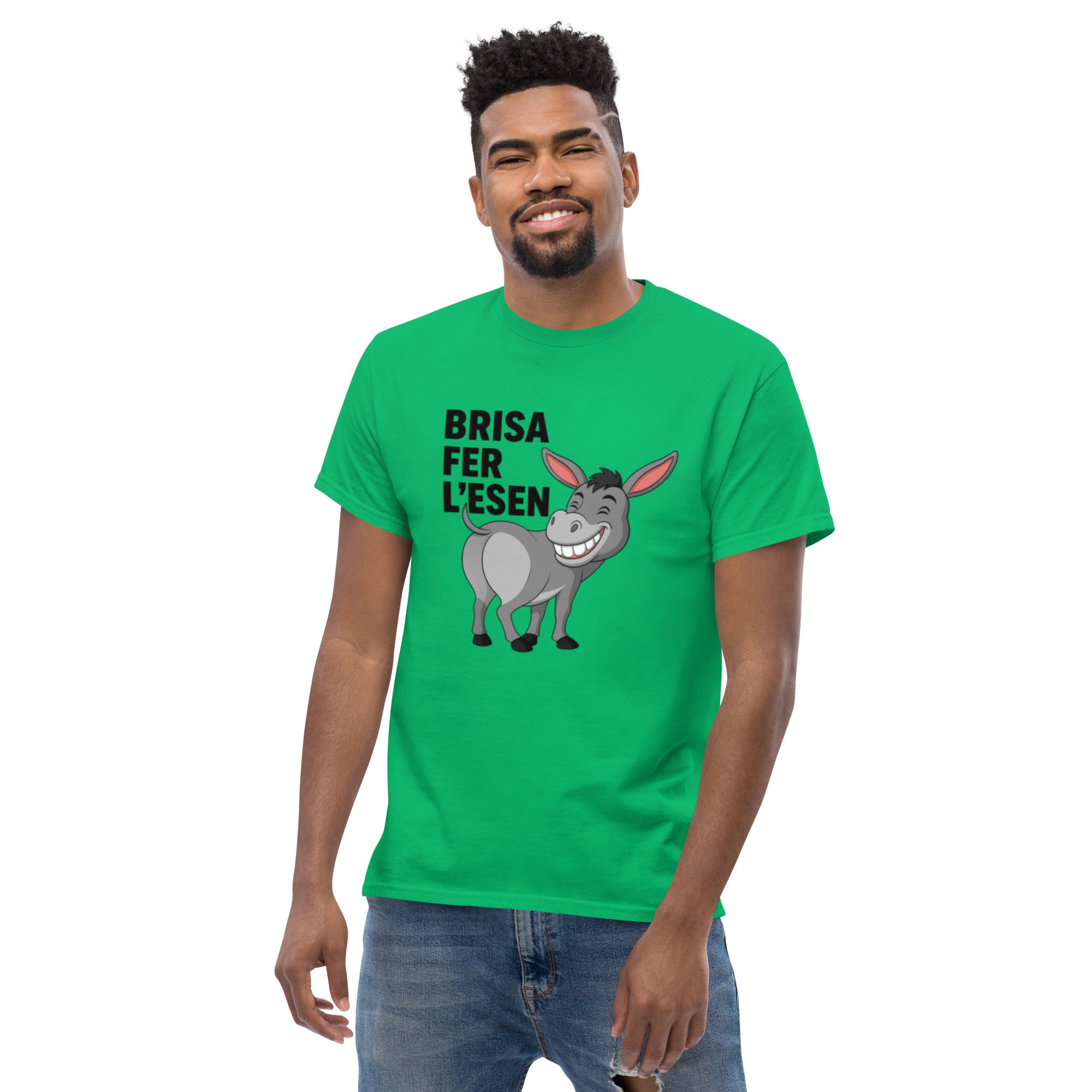 T-Shirt Unisex Stampata 100% Cotone – Confortevole – Design Brisa Fer L'esen-Biiply