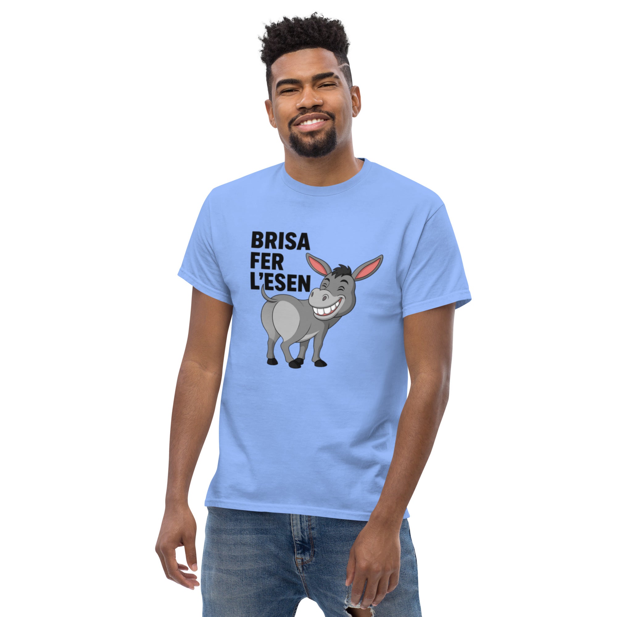 T-Shirt Unisex Stampata 100% Cotone – Confortevole – Design Brisa Fer L'esen-Biiply