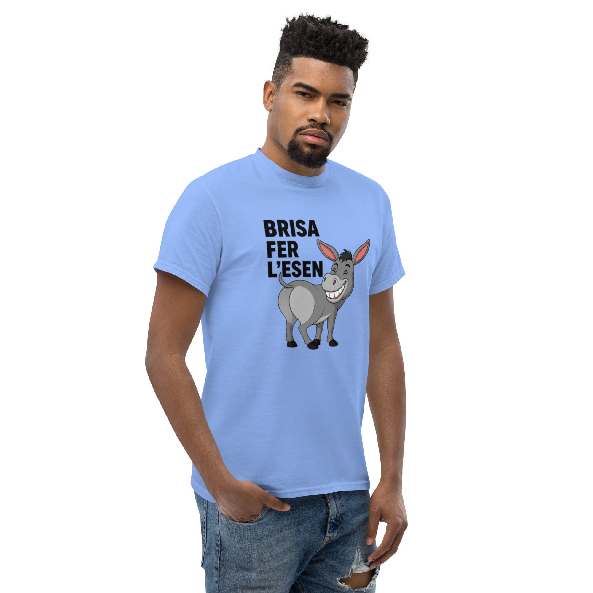 T-Shirt Unisex Stampata 100% Cotone – Confortevole – Design Brisa Fer L'esen-Biiply