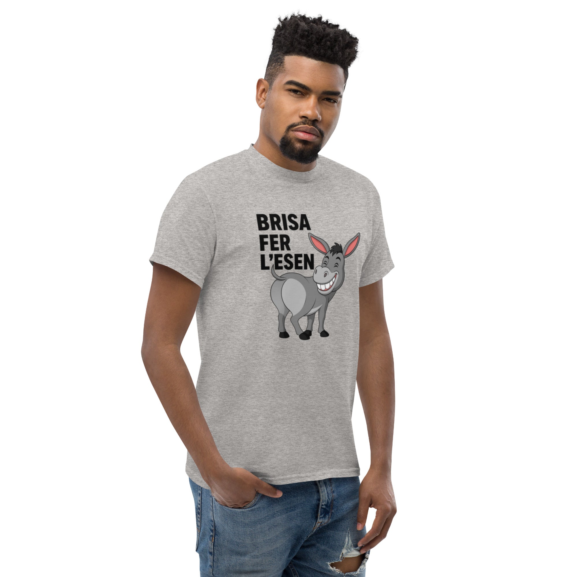 T-Shirt Unisex Stampata 100% Cotone – Confortevole – Design Brisa Fer L'esen-Biiply