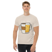 T-Shirt Unisex Stampata 100% Cotone – Confortevole – Design Caffè A.M Birra P.M-Biiply