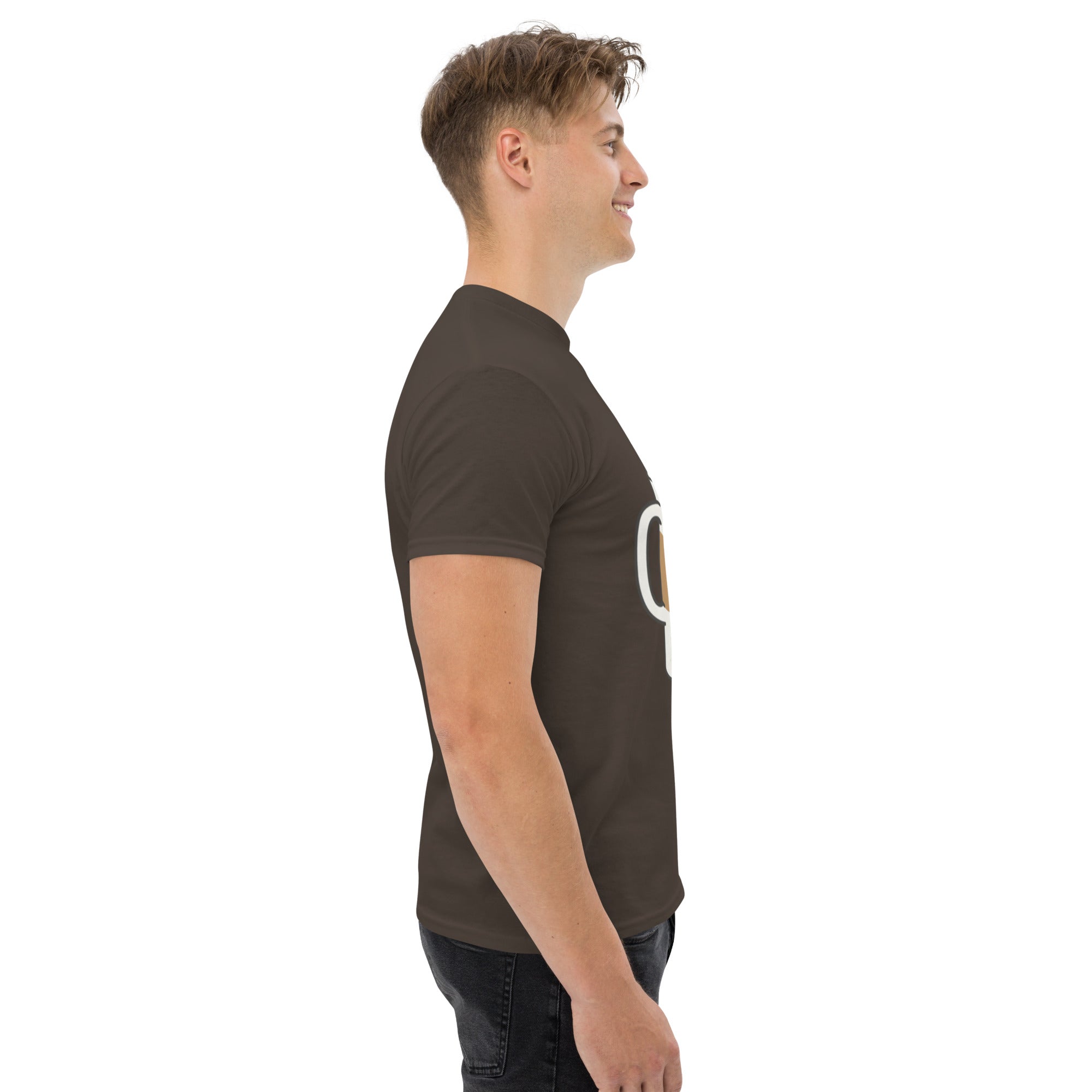 T-Shirt Unisex Stampata 100% Cotone – Confortevole – Design Caffè A.M Birra P.M-Biiply