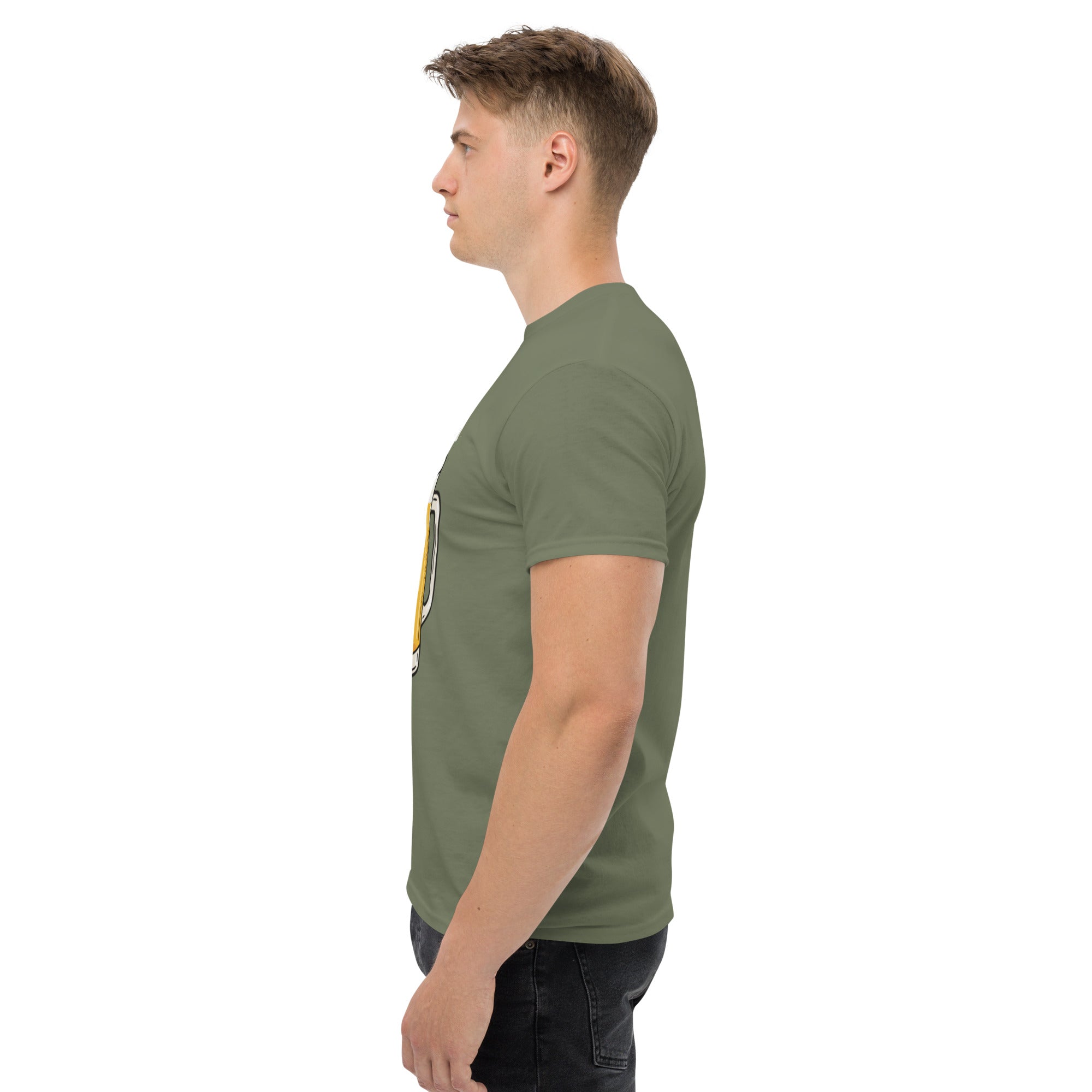 T-Shirt Unisex Stampata 100% Cotone – Confortevole – Design Caffè A.M Birra P.M-Biiply