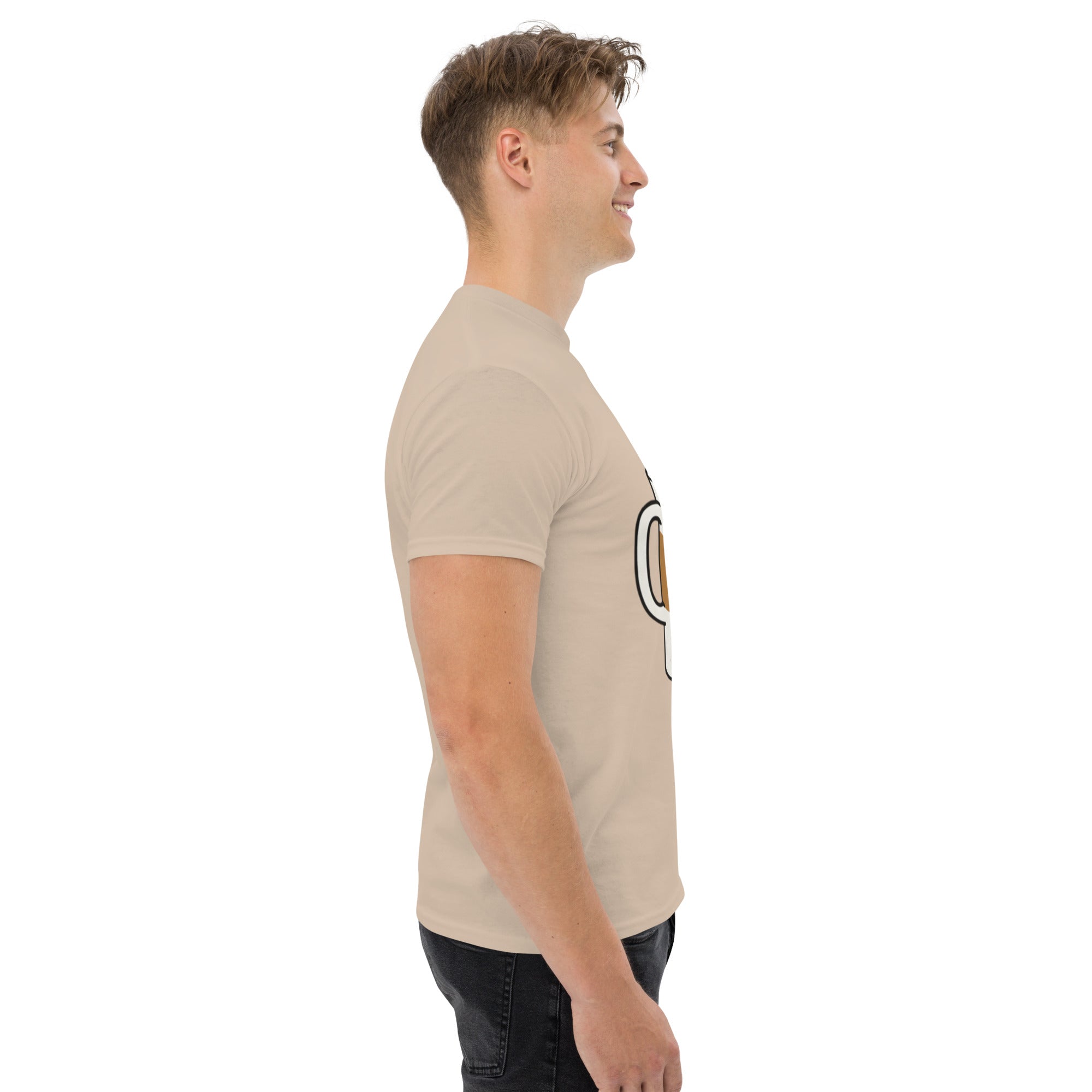 T-Shirt Unisex Stampata 100% Cotone – Confortevole – Design Caffè A.M Birra P.M-Biiply