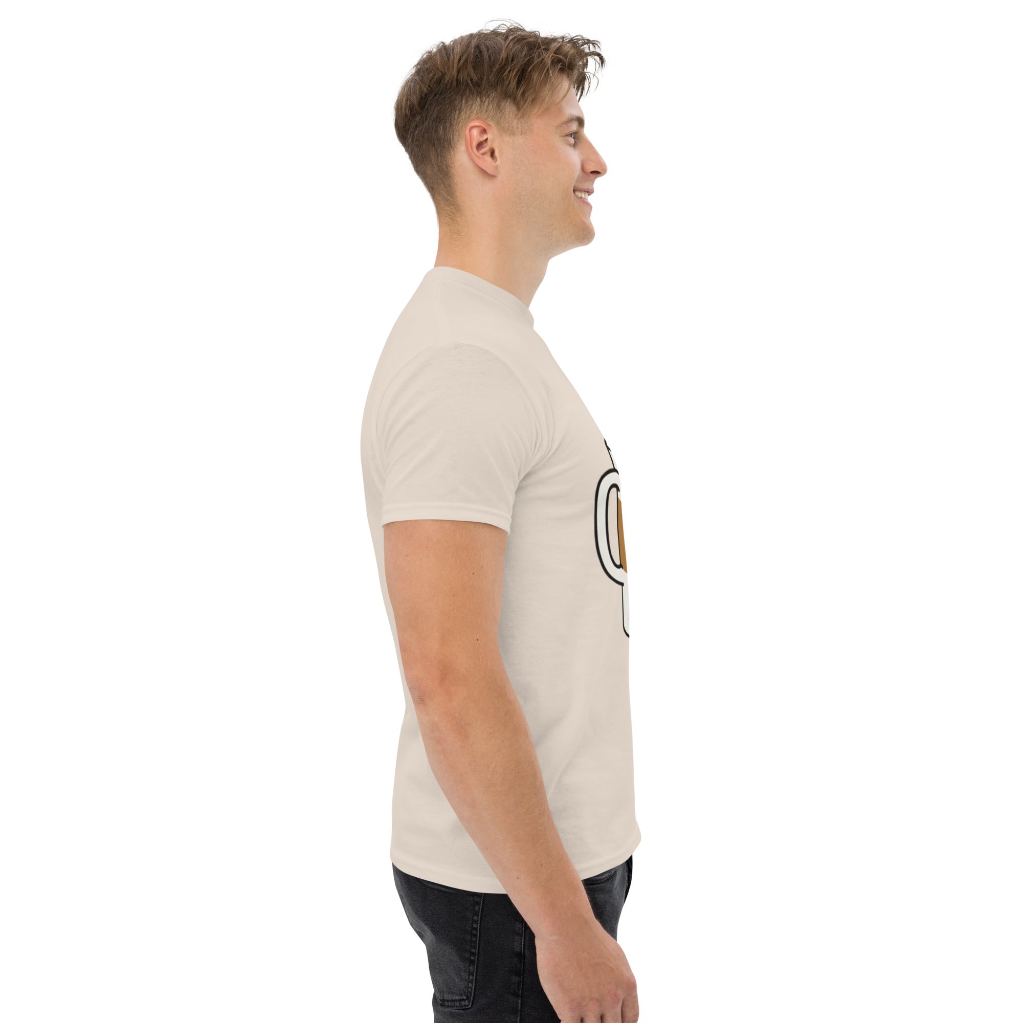 T-Shirt Unisex Stampata 100% Cotone – Confortevole – Design Caffè A.M Birra P.M-Biiply