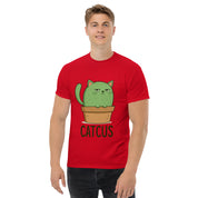 T-Shirt Unisex Stampata 100% Cotone – Confortevole – Design Catcus-Biiply