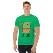 T-Shirt Unisex Stampata 100% Cotone – Confortevole – Design Catcus-Biiply