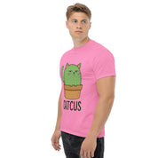 T-Shirt Unisex Stampata 100% Cotone – Confortevole – Design Catcus-Biiply