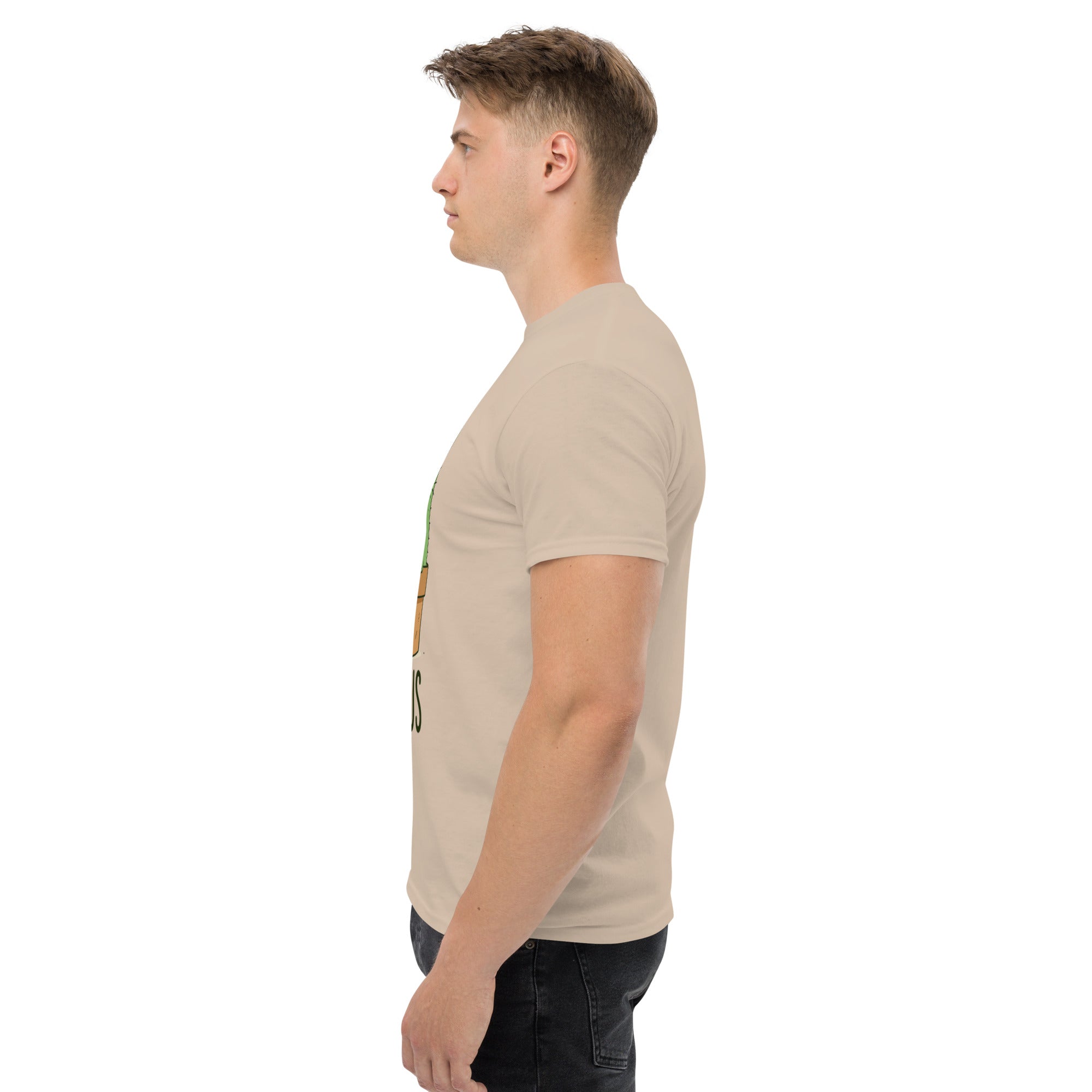 T-Shirt Unisex Stampata 100% Cotone – Confortevole – Design Catcus-Biiply