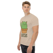 T-Shirt Unisex Stampata 100% Cotone – Confortevole – Design Catcus-Biiply