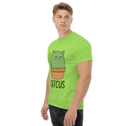 T-Shirt Unisex Stampata 100% Cotone – Confortevole – Design Catcus-Biiply