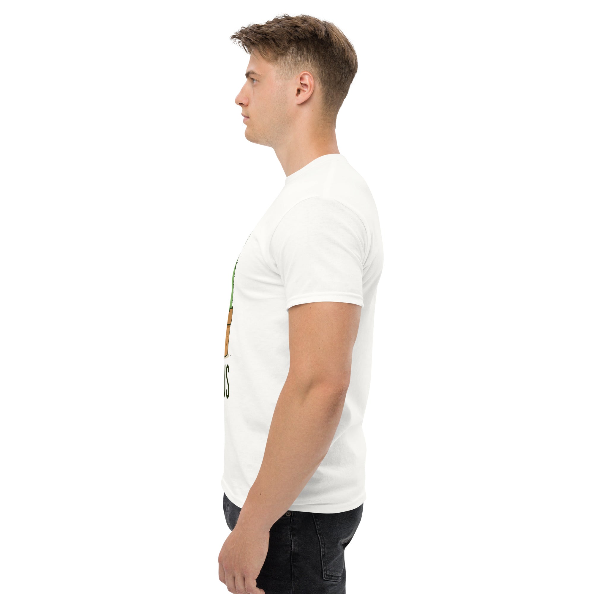 T-Shirt Unisex Stampata 100% Cotone – Confortevole – Design Catcus-Biiply