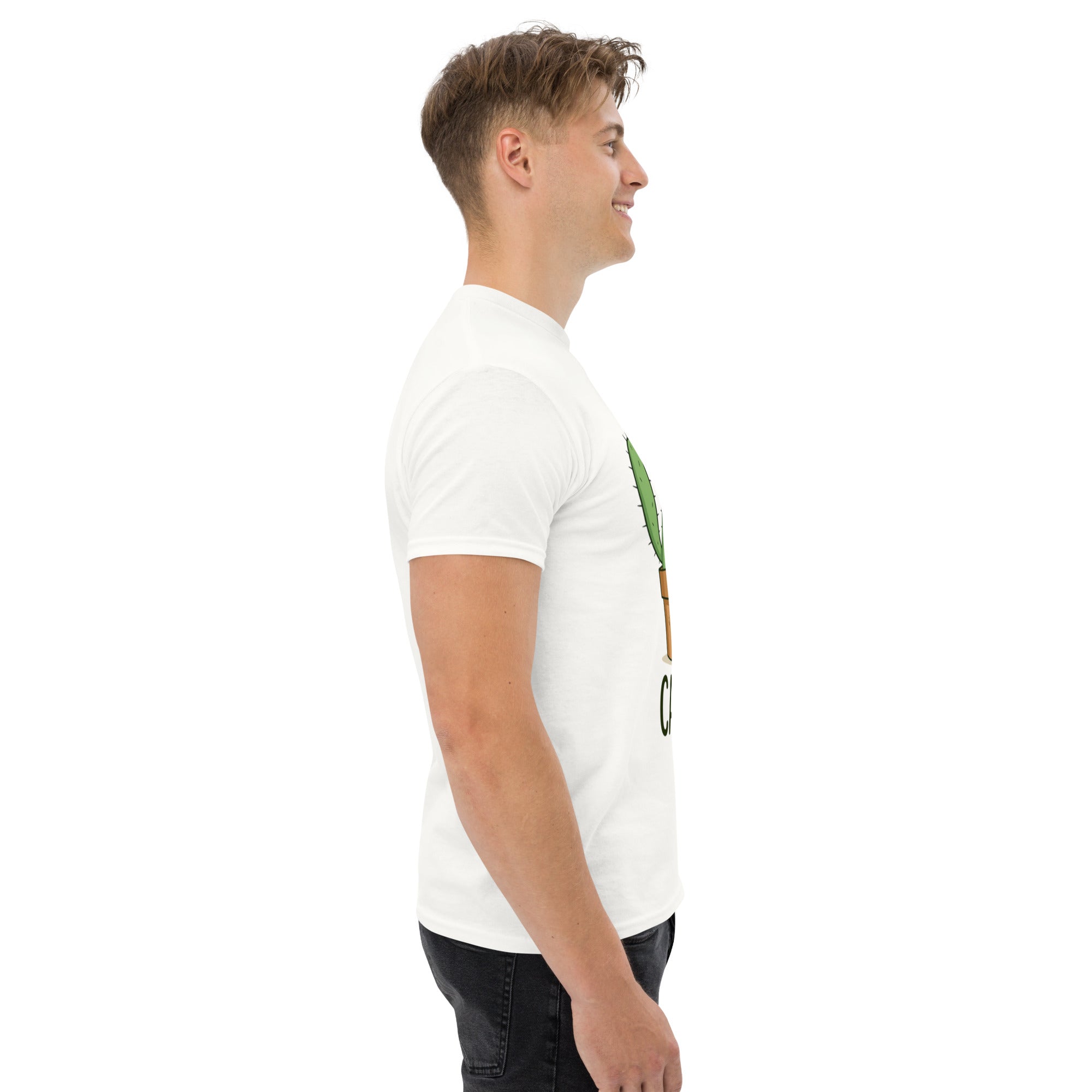 T-Shirt Unisex Stampata 100% Cotone – Confortevole – Design Catcus-Biiply