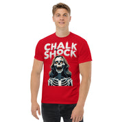 T-Shirt Unisex Stampata 100% Cotone – Confortevole – Design Chalk Shock-Biiply