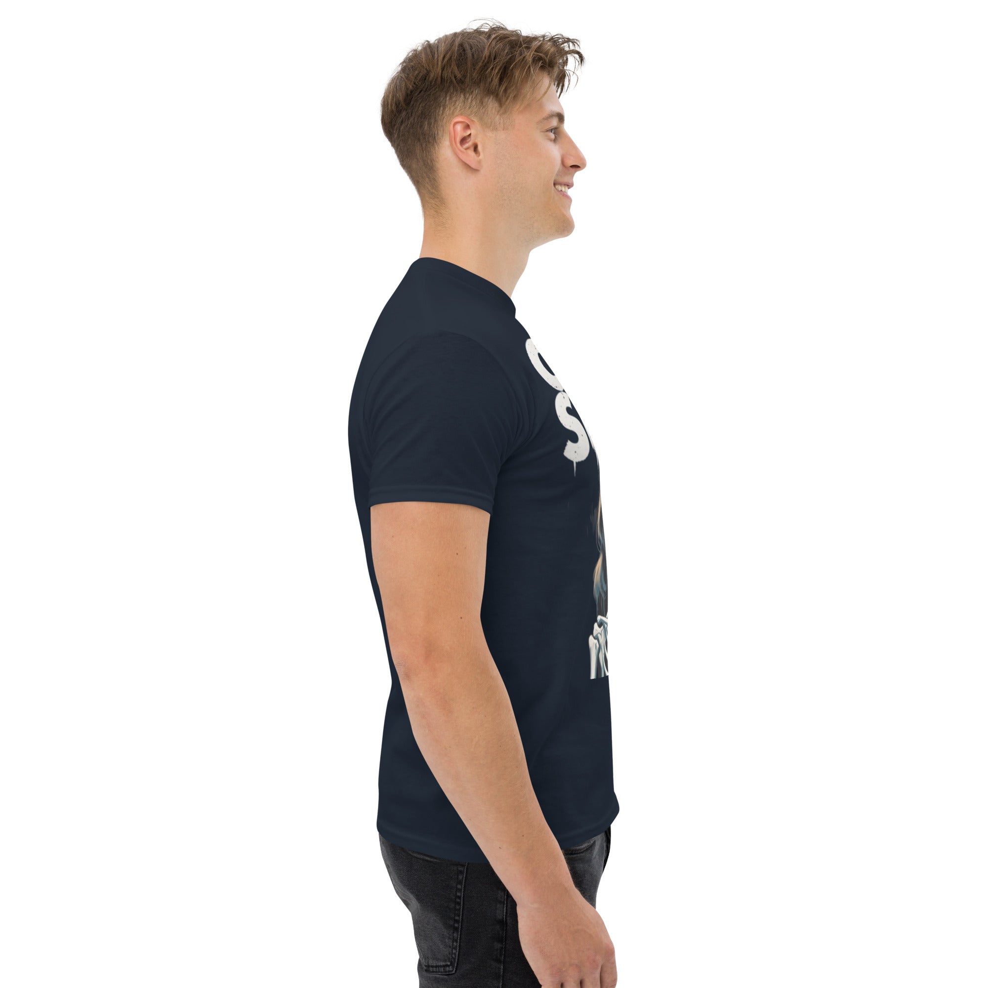 T-Shirt Unisex Stampata 100% Cotone – Confortevole – Design Chalk Shock-Biiply