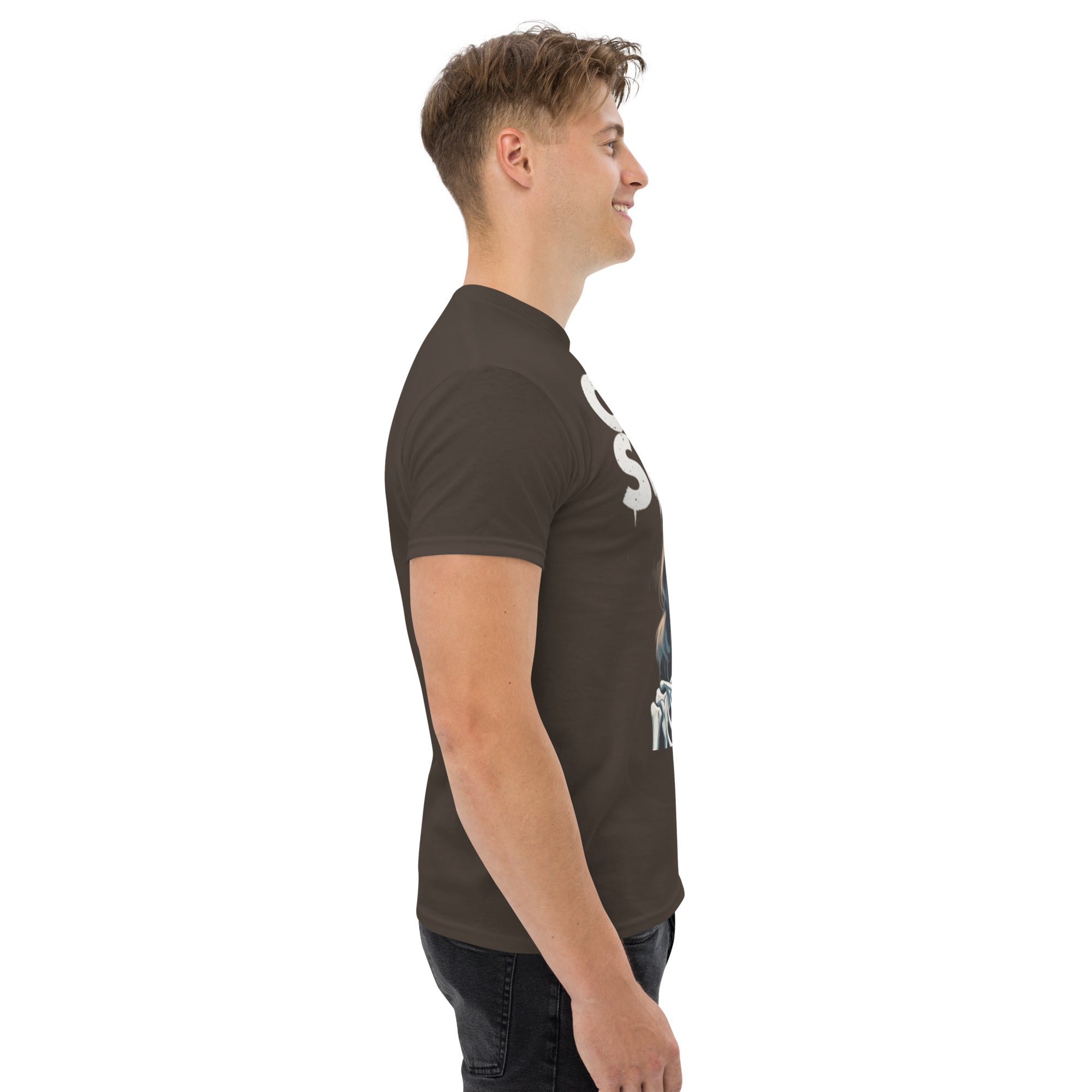 T-Shirt Unisex Stampata 100% Cotone – Confortevole – Design Chalk Shock-Biiply