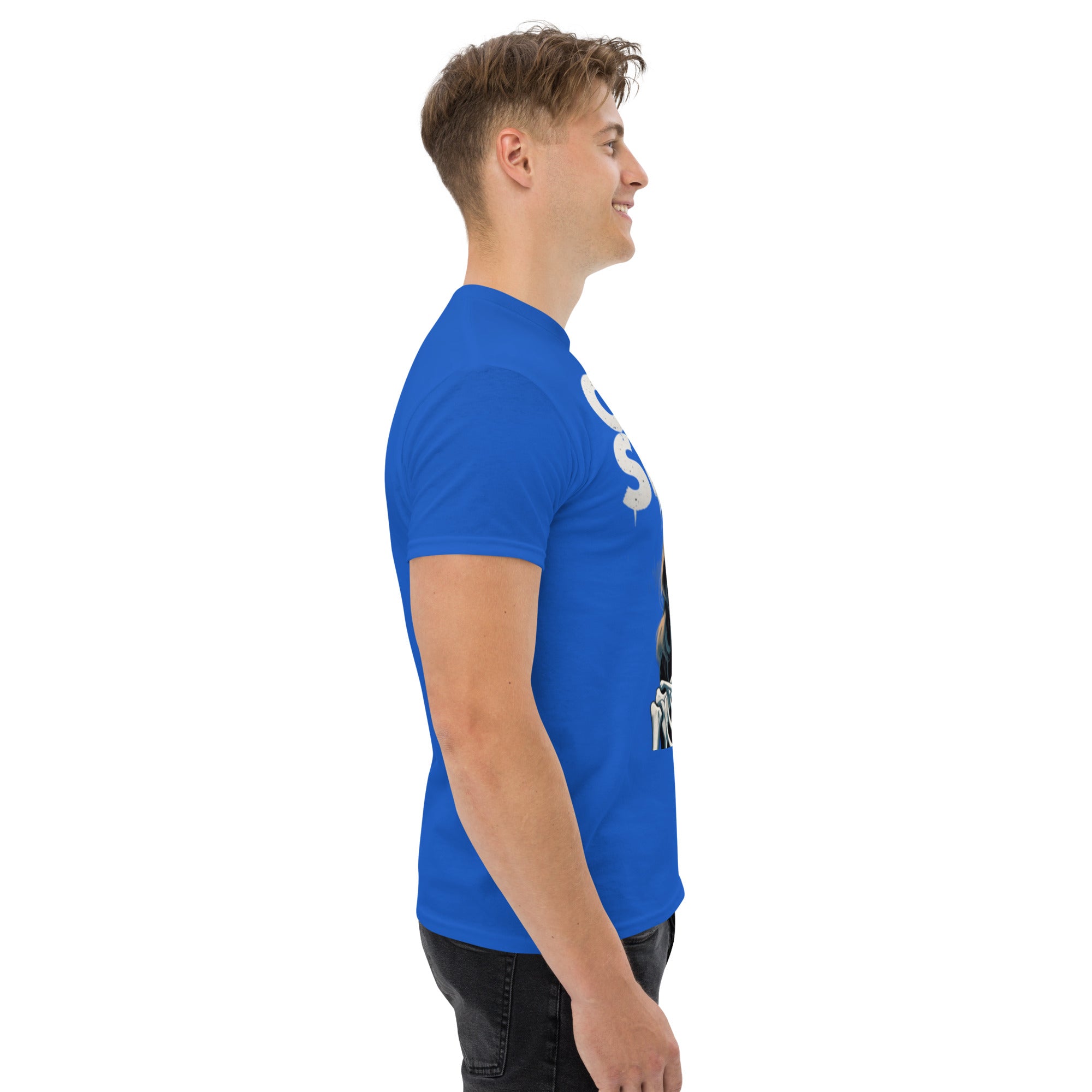 T-Shirt Unisex Stampata 100% Cotone – Confortevole – Design Chalk Shock-Biiply