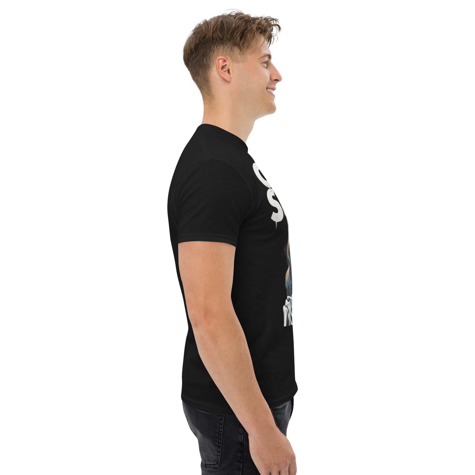 T-Shirt Unisex Stampata 100% Cotone – Confortevole – Design Chalk Shock-Biiply