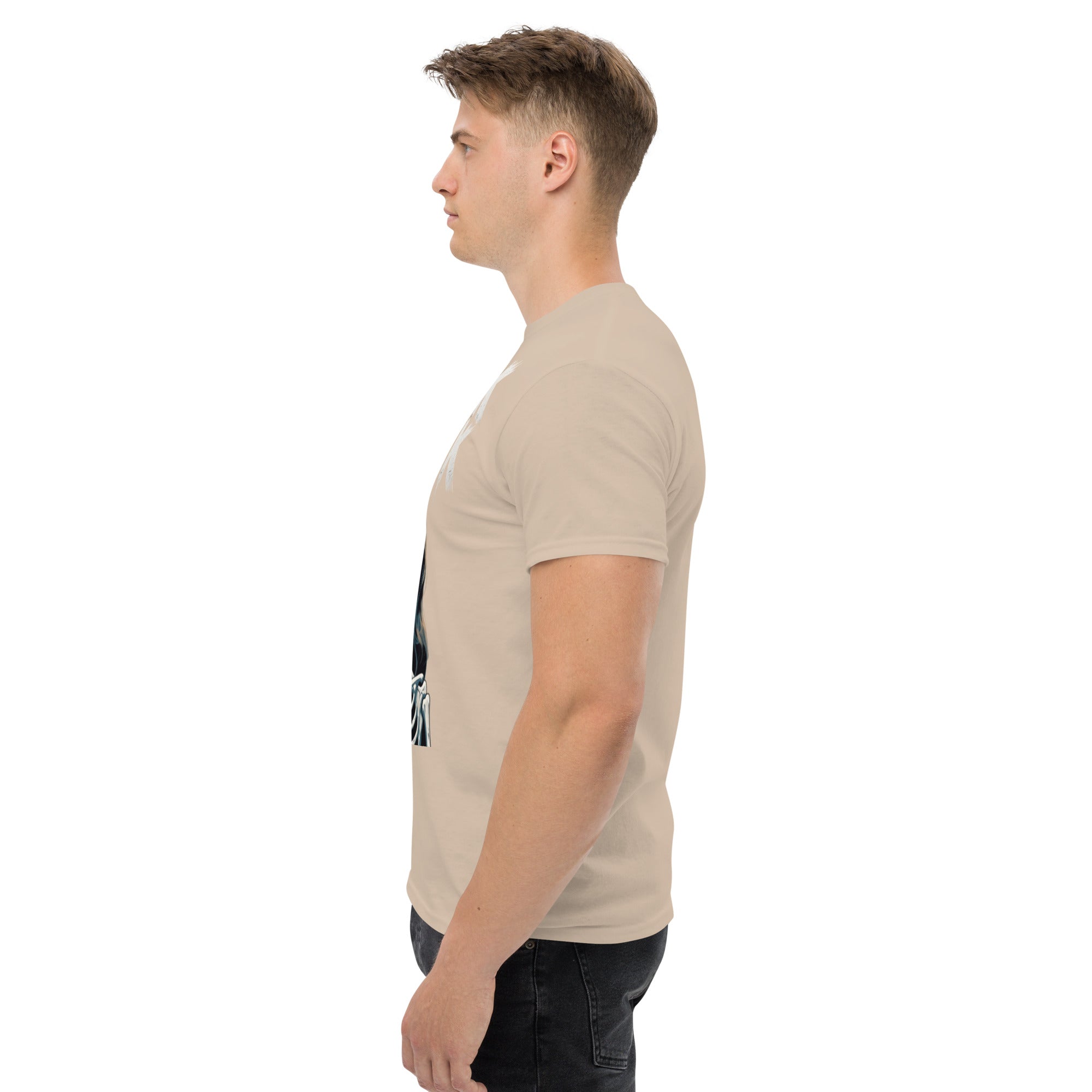 T-Shirt Unisex Stampata 100% Cotone – Confortevole – Design Chalk Shock-Biiply