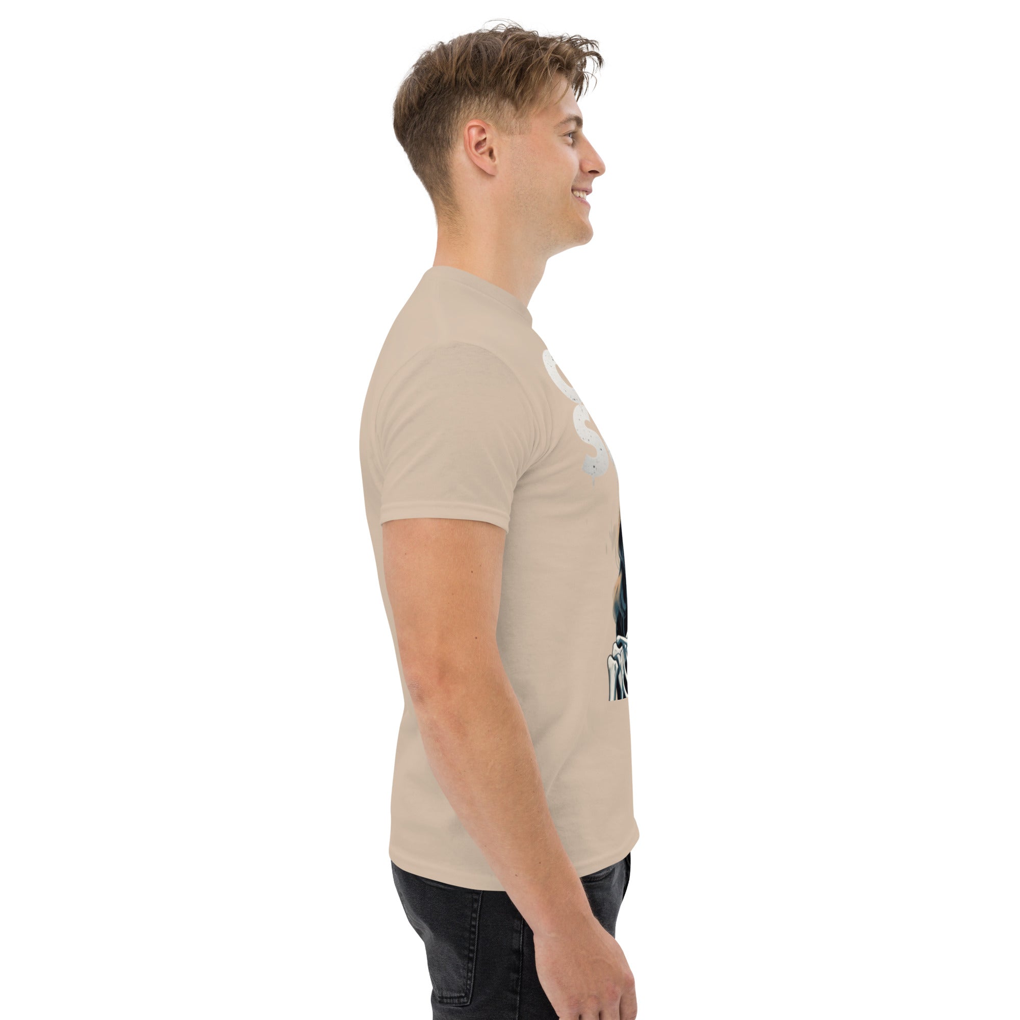 T-Shirt Unisex Stampata 100% Cotone – Confortevole – Design Chalk Shock-Biiply