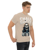 T-Shirt Unisex Stampata 100% Cotone – Confortevole – Design Chalk Shock-Biiply