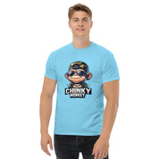 T-Shirt Unisex Stampata 100% Cotone – Confortevole – Design Chunky Monkey-Biiply
