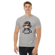 T-Shirt Unisex Stampata 100% Cotone – Confortevole – Design Chunky Monkey-Biiply